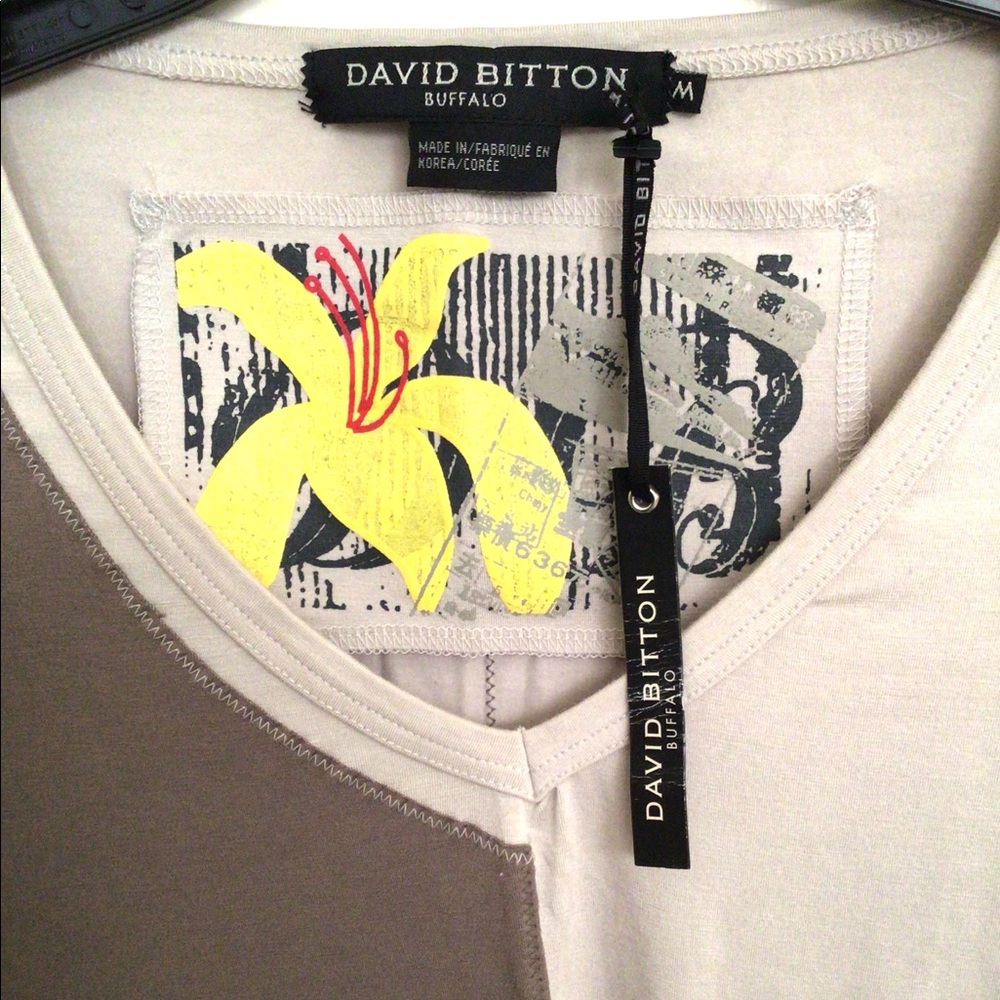 Vintage 90s Buffalo Colorblock V-neck Top - Picture 3 of 5